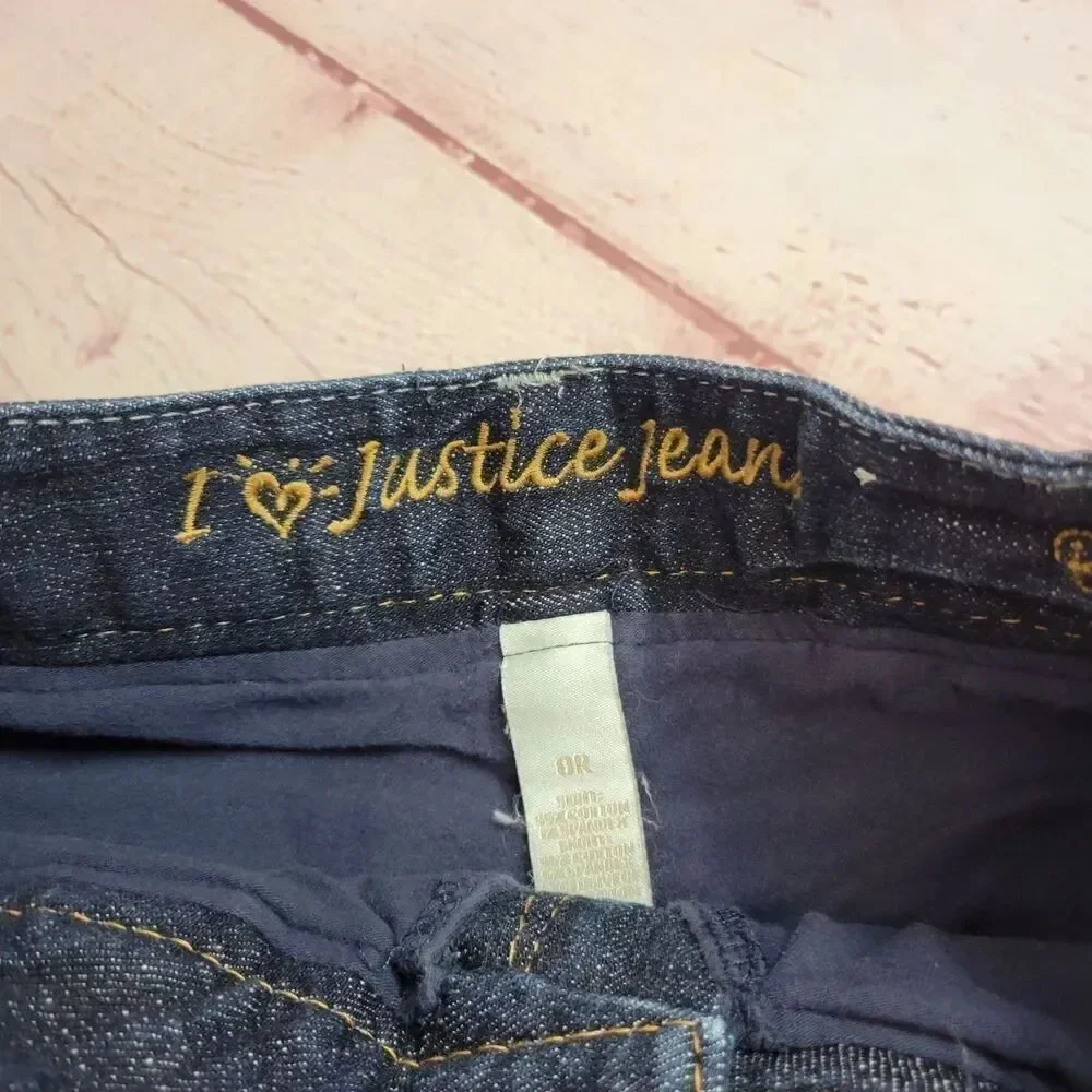 Justice denim skort 8R